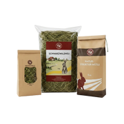 Wiesen Starter – Heu, Kräuter & Struktur-Müsli für Kaninchen