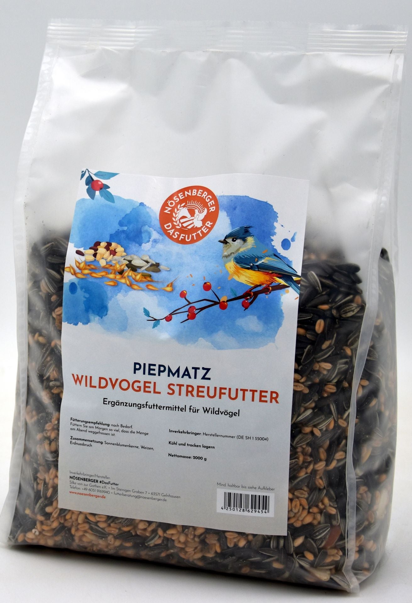Piepmatz Wildvogel Streufutter