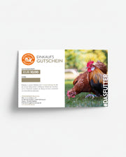 Geschenkgutschein Huhn